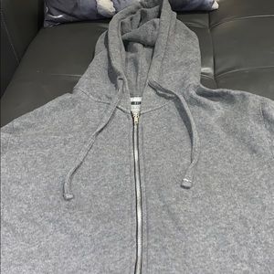 Grey zip up jacket